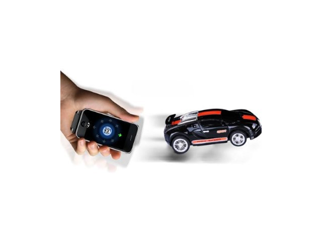 Сувенир-игрушка Dexim AppSpeed Race Car для Apple iPhone/iPod/iPad (черная)