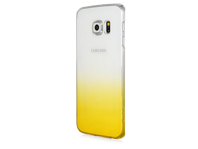 Чехол X-doria Engage Case для Samsung Galaxy S6 edge SM-G925 (желтый, пластиковый)