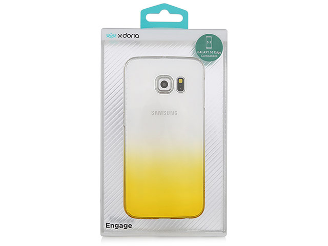 Чехол X-doria Engage Case для Samsung Galaxy S6 edge SM-G925 (желтый, пластиковый)