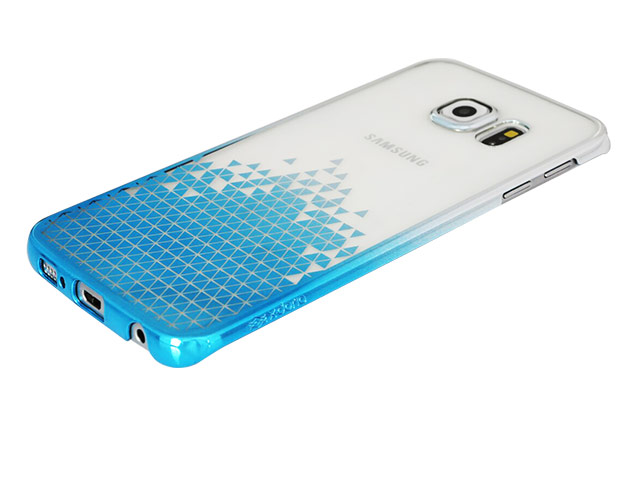 Чехол X-doria Engage Plus для Samsung Galaxy S6 edge SM-G925 (голубой, пластиковый)