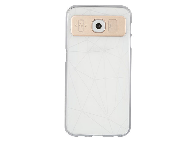 Чехол X-doria Mag-shine для Samsung Galaxy S6 edge SM-G925 (золотистый, пластиковый)