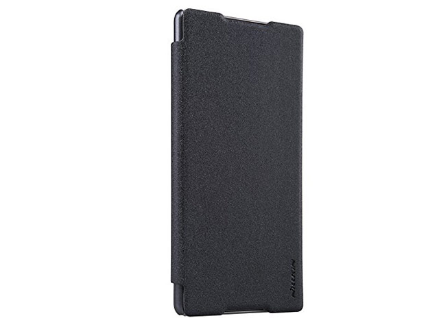 Чехол Nillkin Sparkle Leather Case для Sony Xperia C5 ultra (темно-серый, винилискожа)