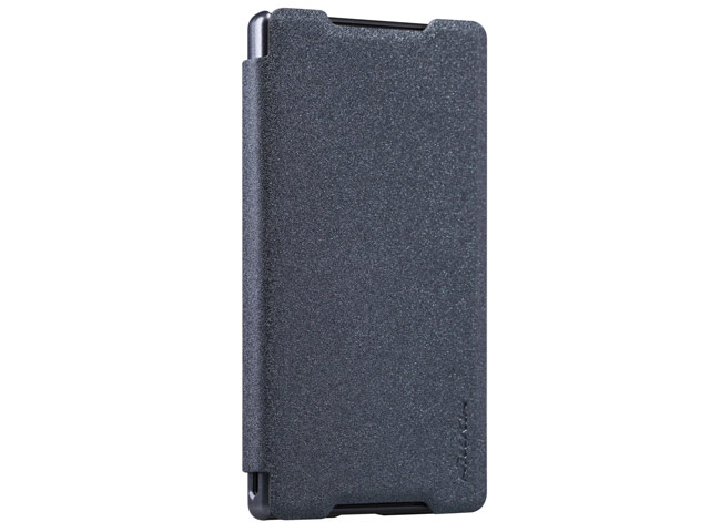 Чехол Nillkin Sparkle Leather Case для Sony Xperia Z5 compact (темно-серый, винилискожа)