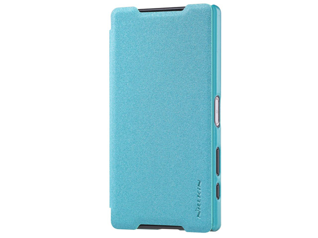 Чехол Nillkin Sparkle Leather Case для Sony Xperia Z5 compact (голубой, винилискожа)