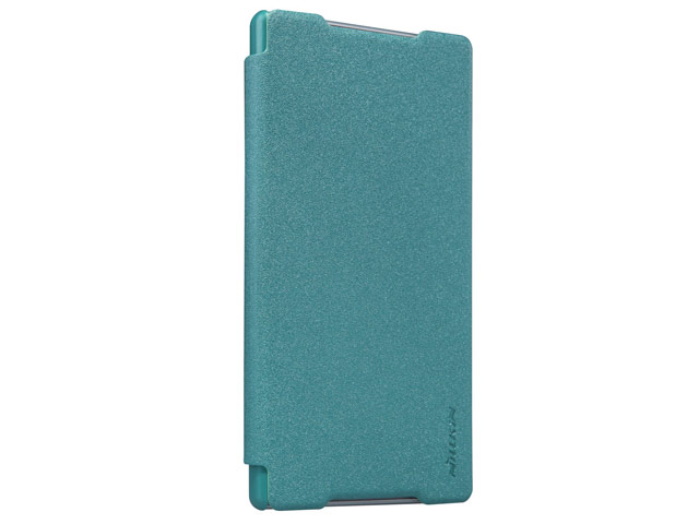 Чехол Nillkin Sparkle Leather Case для Sony Xperia Z5 (голубой, винилискожа)
