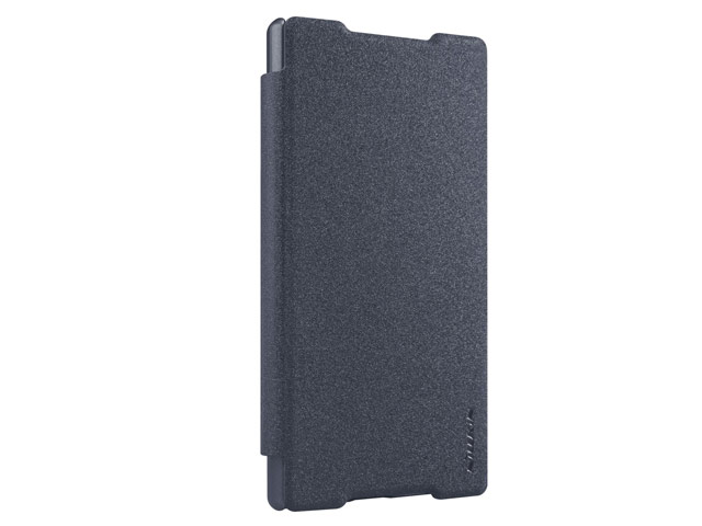 Чехол Nillkin Sparkle Leather Case для Sony Xperia Z5 premium (темно-серый, винилискожа)