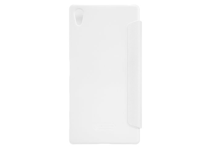 Чехол Nillkin Sparkle Leather Case для Sony Xperia Z5 premium (белый, винилискожа)
