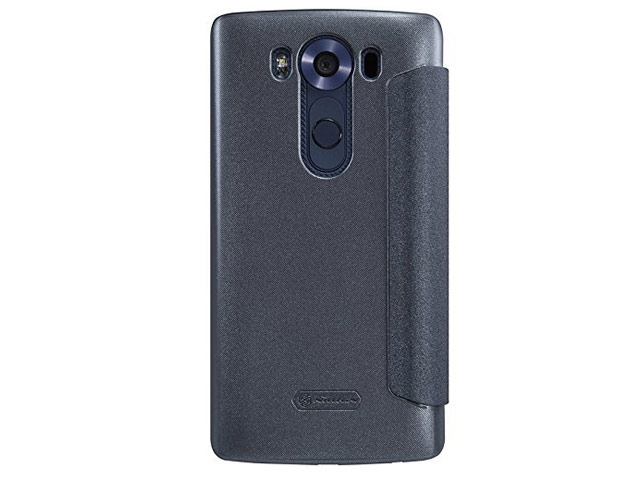 Чехол Nillkin Sparkle Leather Case для LG V10 (темно-серый, винилискожа)