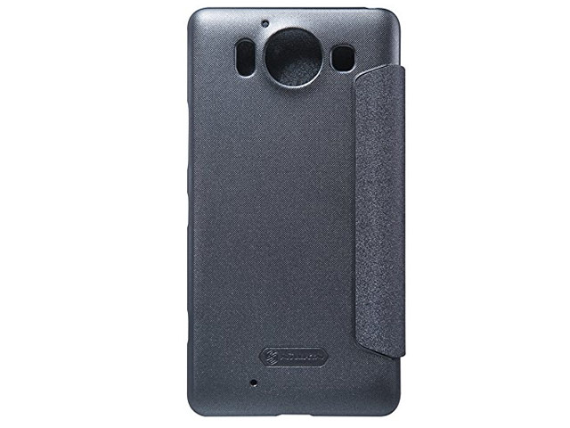 Чехол Nillkin Sparkle Leather Case для Microsoft Lumia 950 (темно-серый, винилискожа)