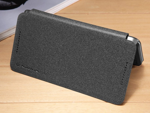 Чехол Nillkin Sparkle Leather Case для LG Nexus 5X (темно-серый, винилискожа)