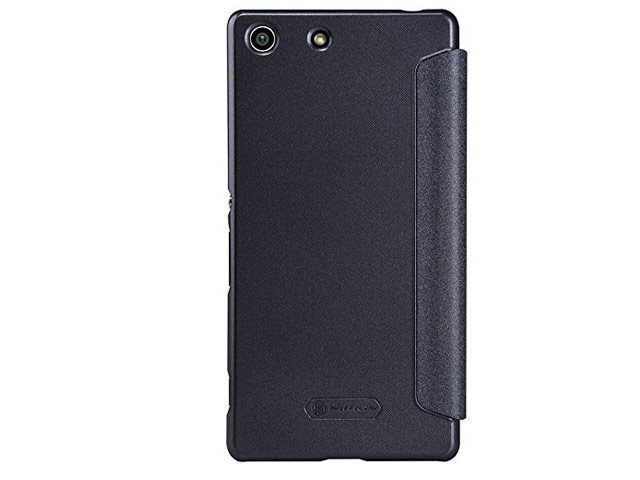 Чехол Nillkin Sparkle Leather Case для Sony Xperia M5 (темно-серый, винилискожа)