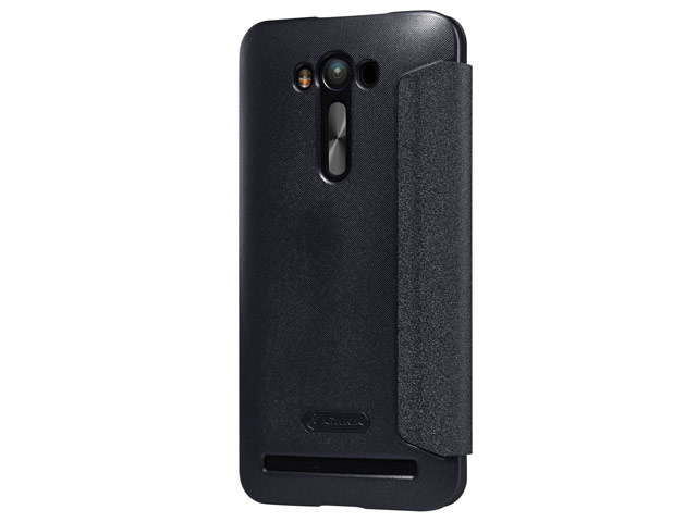 Чехол Nillkin Sparkle Leather Case для Asus ZenFone 2 Laser ZE550KL (темно-серый, винилискожа)