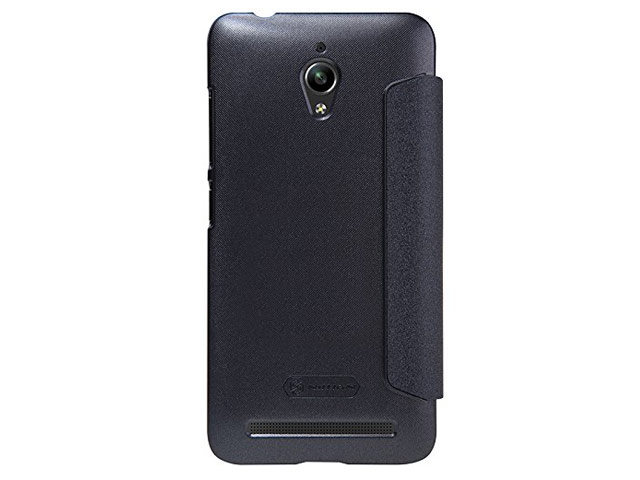 Чехол Nillkin Sparkle Leather Case для Asus ZenFone Go ZC500TG (темно-серый, винилискожа)