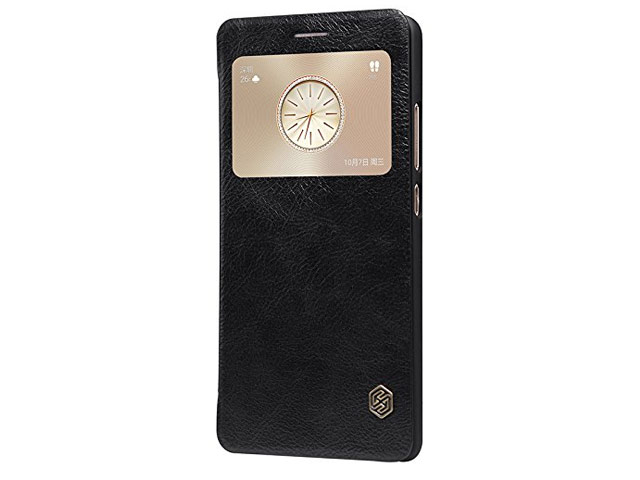 Чехол Nillkin Qin leather case для Huawei Mate S (черный, кожаный)