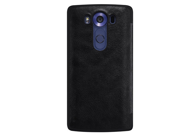 Чехол Nillkin Qin leather case для LG V10 (черный, кожаный)