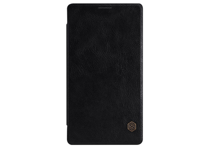 Чехол Nillkin Qin leather case для Microsoft Lumia 950 XL (черный, кожаный)