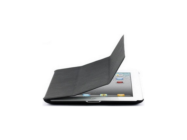 Чехол YooBao iSlim leather case для Apple iPad 2/new iPad (кожанный, черный)