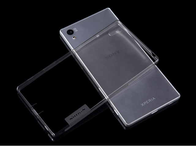Чехол Nillkin Nature case для Sony Xperia Z5 (серый, гелевый)