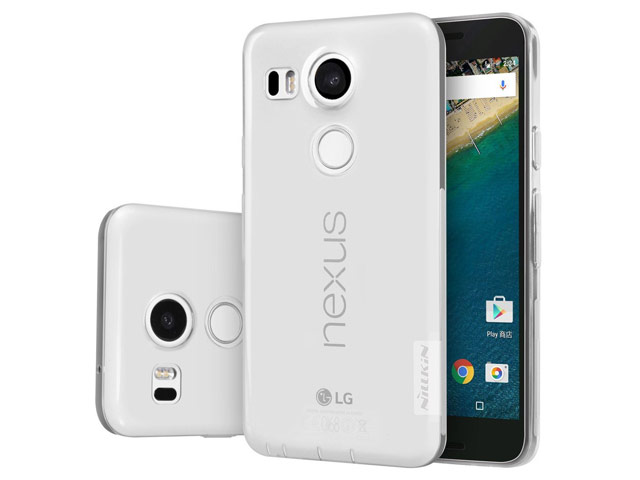 Чехол Nillkin Nature case для LG Nexus 5X (прозрачный, гелевый)