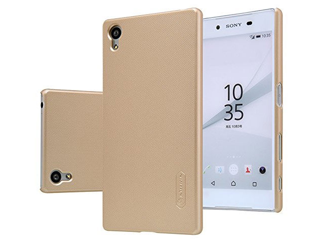 Чехол Nillkin Hard case для Sony Xperia Z5 (золотистый, пластиковый)