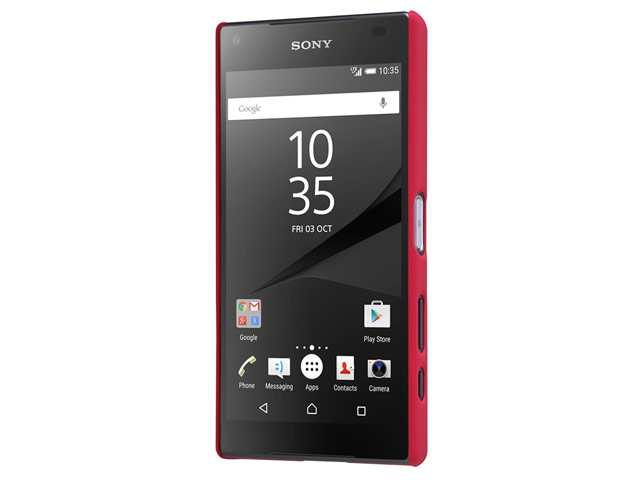 Чехол Nillkin Hard case для Sony Xperia Z5 compact (красный, пластиковый)