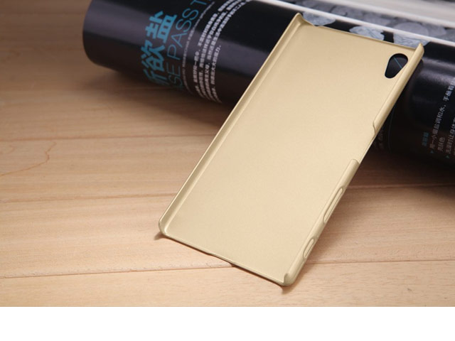Чехол Nillkin Hard case для Sony Xperia Z5 premium (золотистый, пластиковый)