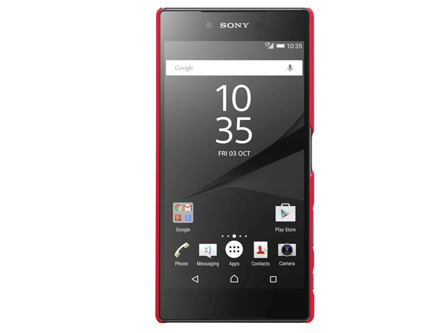 Чехол Nillkin Hard case для Sony Xperia Z5 premium (красный, пластиковый)