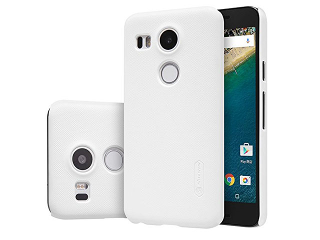 Чехол Nillkin Hard case для LG Nexus 5X (белый, пластиковый)