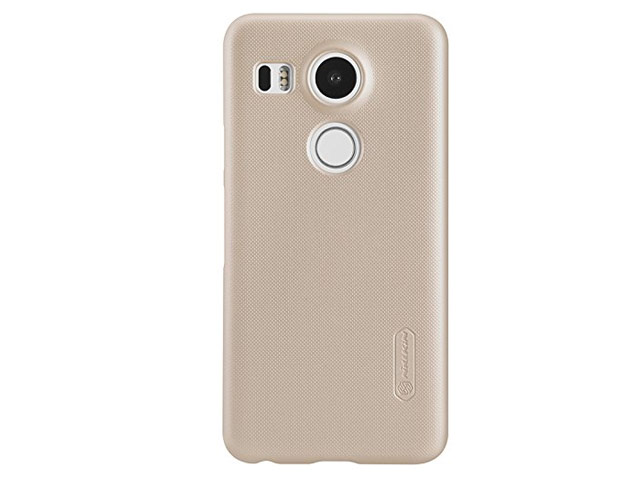 Чехол Nillkin Hard case для LG Nexus 5X (золотистый, пластиковый)