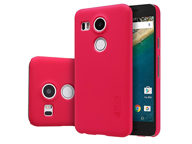 Чехол Nillkin Hard case для LG Nexus 5X (красный, пластиковый)