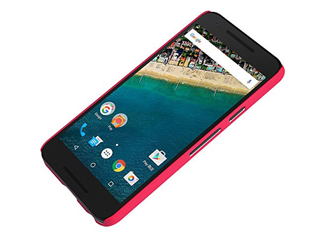 Чехол Nillkin Hard case для LG Nexus 5X (красный, пластиковый)