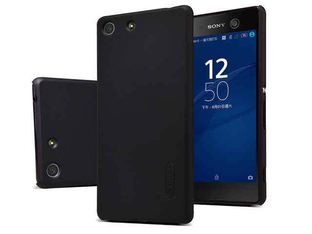 Чехол Nillkin Hard case для Sony Xperia M5 (черный, пластиковый)