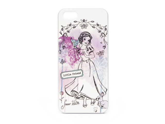 Чехол Disney Princess series case для Apple iPhone 5/5S (розовый, пластиковый)