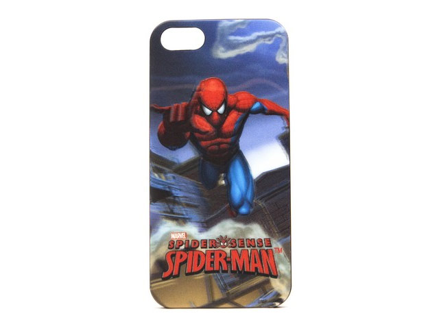 Чехол Disney Spider-Man 3D series case для Apple iPhone 5/5S (синий, пластиковый)
