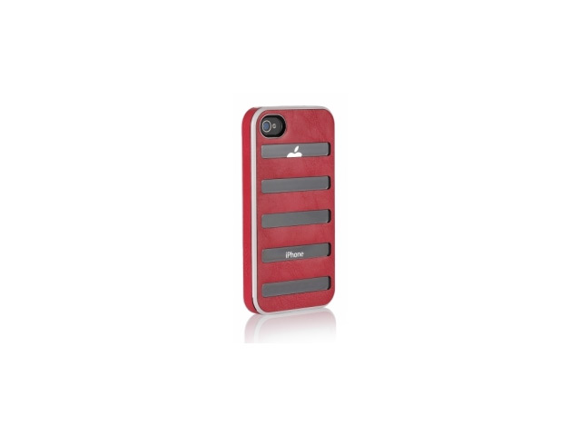 Чехол X-doria Dash case для Apple iPhone 4/4S (розовый, кожанный)