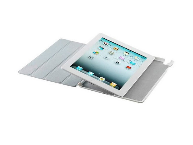 Чехол Cooler Master Wake Up Folio для Apple iPad 2/new iPad (серый, карбон, стилус)