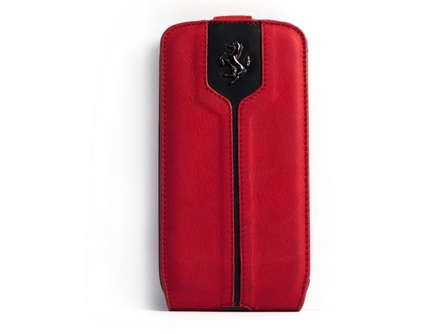Чехол Ferrari Montecarlo Flapcase для Samsung Galaxy S4 i9500 (красный, кожаный)