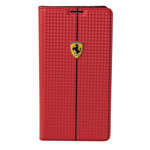 Чехол Ferrari Scuderia Booktype для Samsung Galaxy S5 SM-G900 (красный, кожаный)