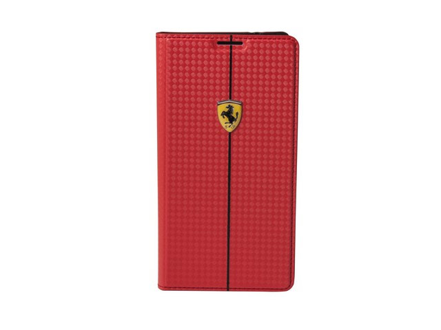 Чехол Ferrari Scuderia Booktype для Samsung Galaxy S5 SM-G900 (красный, кожаный)