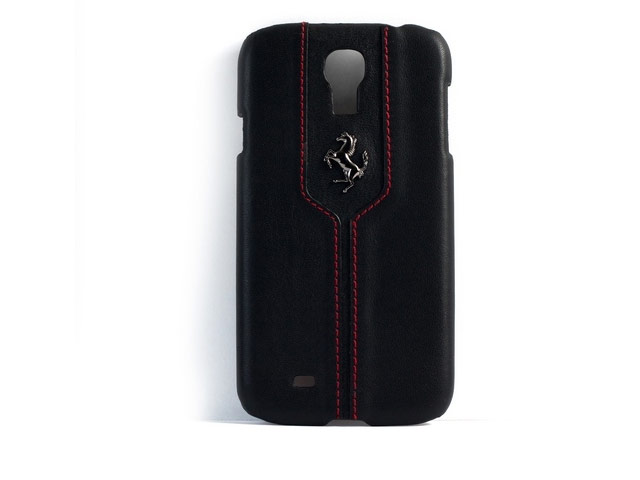 Чехол Ferrari Montecarlo Hardcase для Samsung Galaxy S4 i9500 (черный, кожаный)