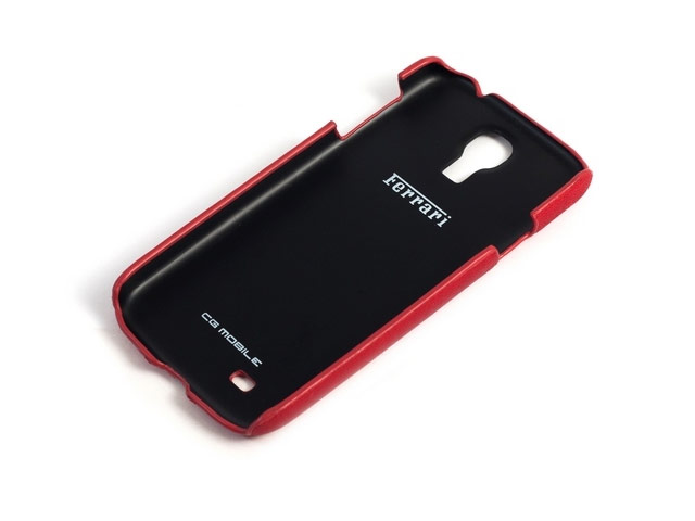 Чехол Ferrari Montecarlo Hardcase для Samsung Galaxy S4 i9500 (красный, кожаный)