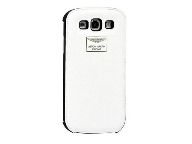 Чехол Aston Martin Luxury Backcase для Samsung Galaxy S3 i9300 (белый, кожаный)