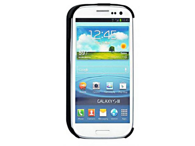 Чехол Aston Martin Luxury Backcase для Samsung Galaxy S3 i9300 (белый, кожаный)