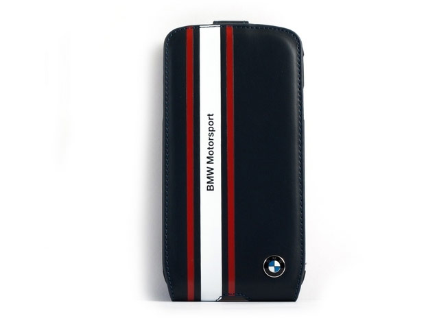 Чехол BMW Motosport Collection для Samsung Galaxy S4 i9500 (черный, кожаный)