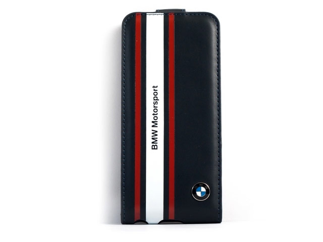 Чехол BMW Motosport Collection для Apple iPhone 5/5S (черный, кожаный)