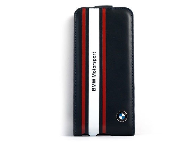 Чехол BMW Motosport Collection для Apple iPhone 5/5S (черный, кожаный)