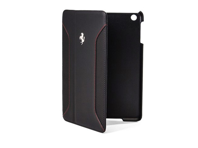 Чехол Ferrari F-12 Foliocase для Apple iPad mini 2/3 (черный, кожаный)