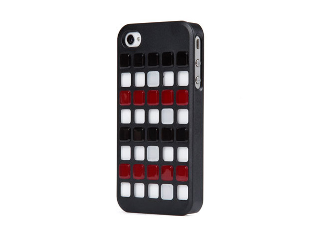 Чехол X-doria Cubit Case для Apple iPhone 4/4S (черный/мозайка)