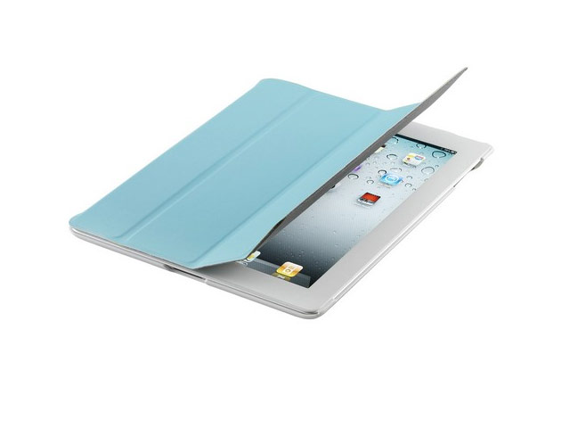 Чехол Cooler Master Wake Up Folio для Apple iPad 2/new iPad (голубой, полиуретановый)