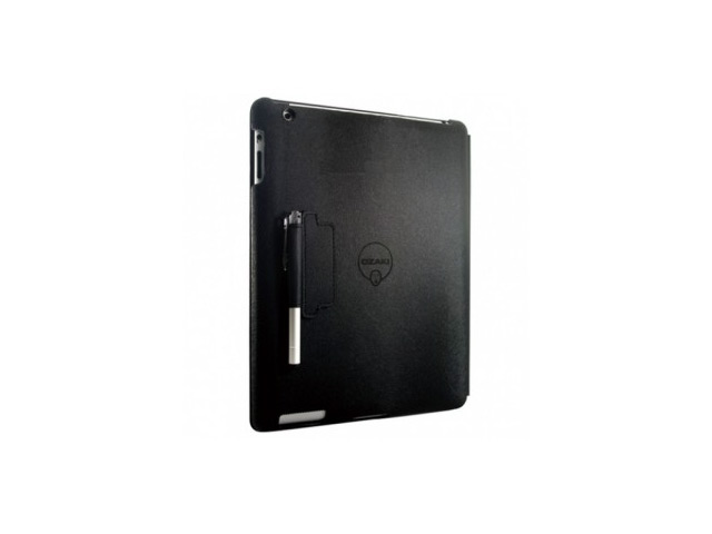 Чехол Ozaki iCoat Notebook для Apple new iPad/iPad 2 (черный, кожанный)